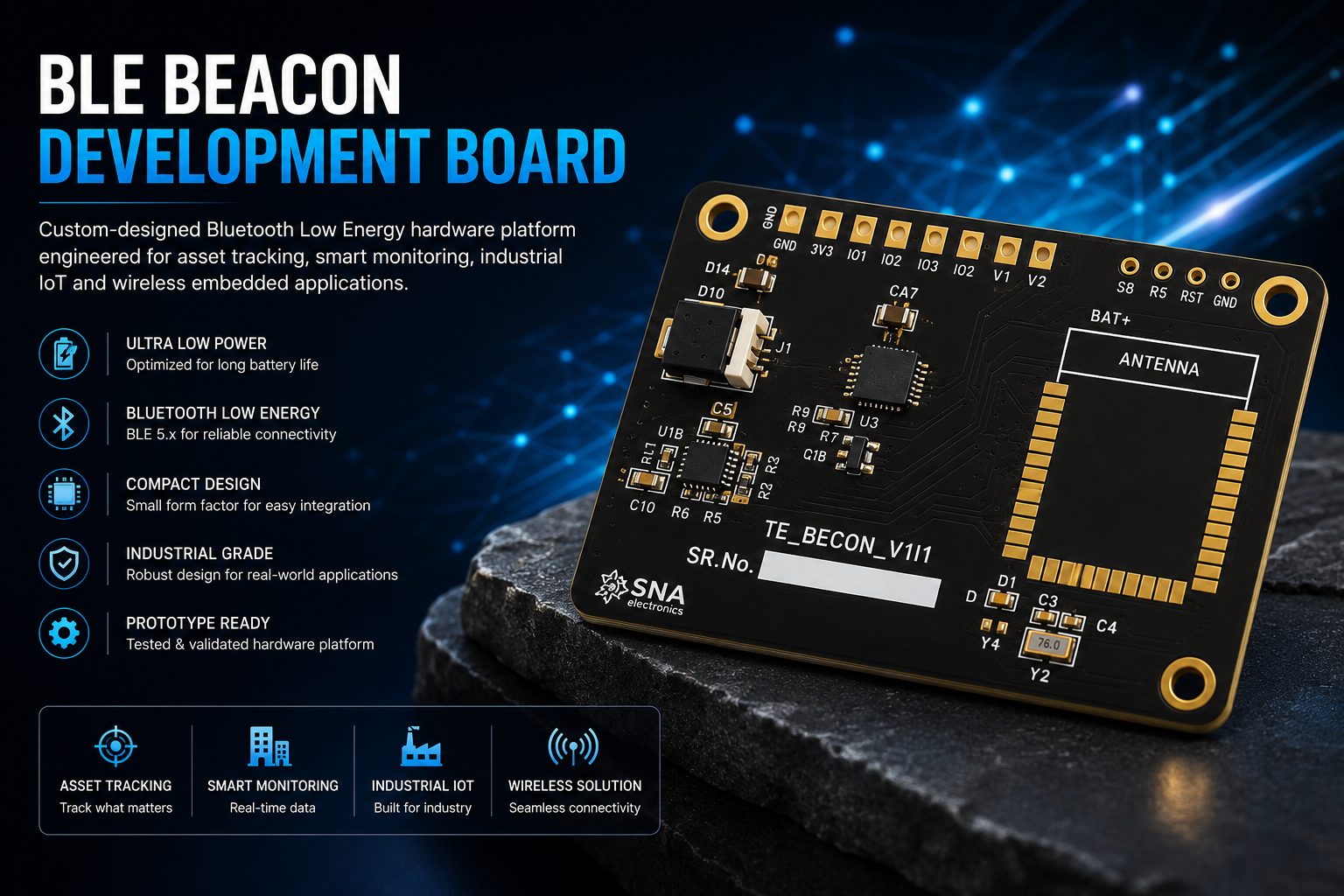 BLE Beacon Development Board